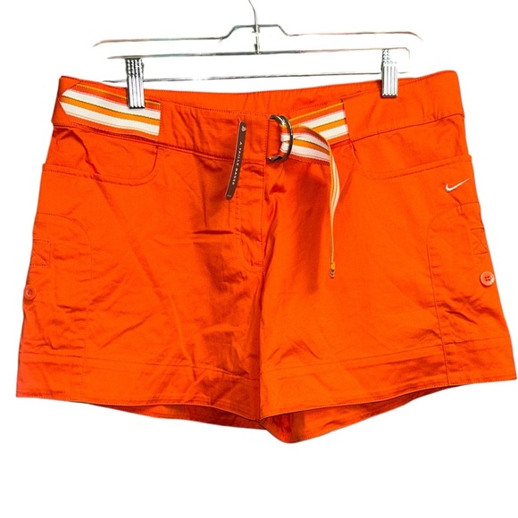 Nike Women's Vibrant Orange Cargo Shorts - Picture 1 of 3
